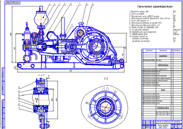 Контрольная работа по теме Эксплуатация и ремонт трехпоршневого насоса УНБТ-950