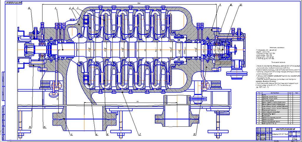 Курсовая работа по теме Проектирование центробежного компрессора