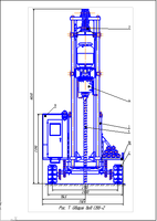 Станка бурового СБШ-250МН-Чертеж-Оборудование для бурения нефтяных и газовых скважин-Курсовая работа-Дипломная работа