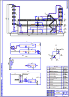 
Схема общая абсорбционной установки-Чертеж-Машины и аппараты нефтехимических производств-Курсовая работа-Дипломная работа 